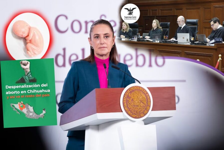 Hace un año (30 enero del 2025), los anteriores Ministros de la SCJN impusieron a Chihuahua la legalización del aborto anulando 3 de los artículos de la Constitución estatal; Hoy Claudia Scheinbaum recordó que “los Estados son libres y soberanos” para discutir estos temas como lo establece el Artículo 40 de la Constitución Mexicana.